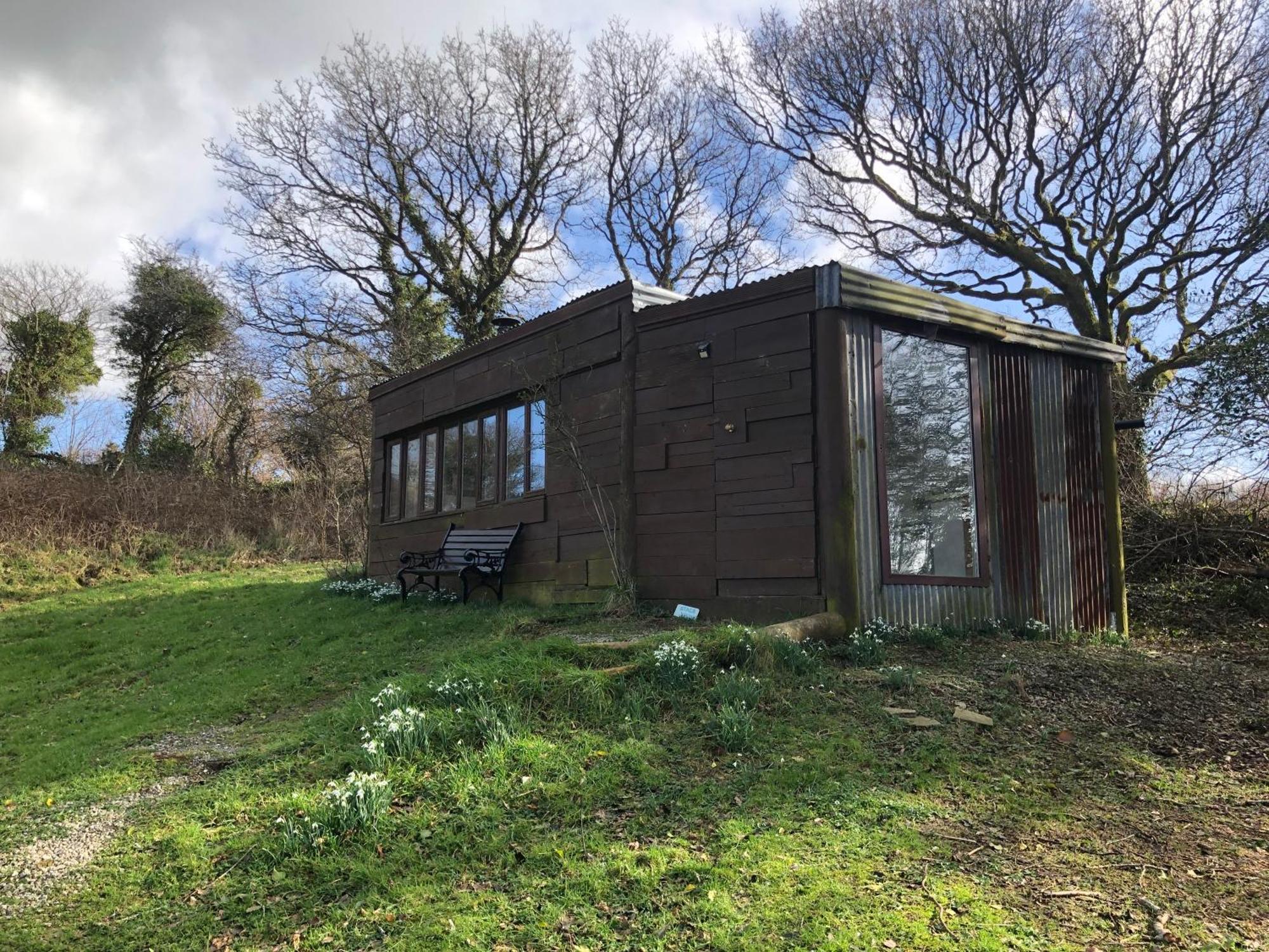 Stags View,Unique Eco Cabin, Dartmoor Views South Brent Bagian luar foto
